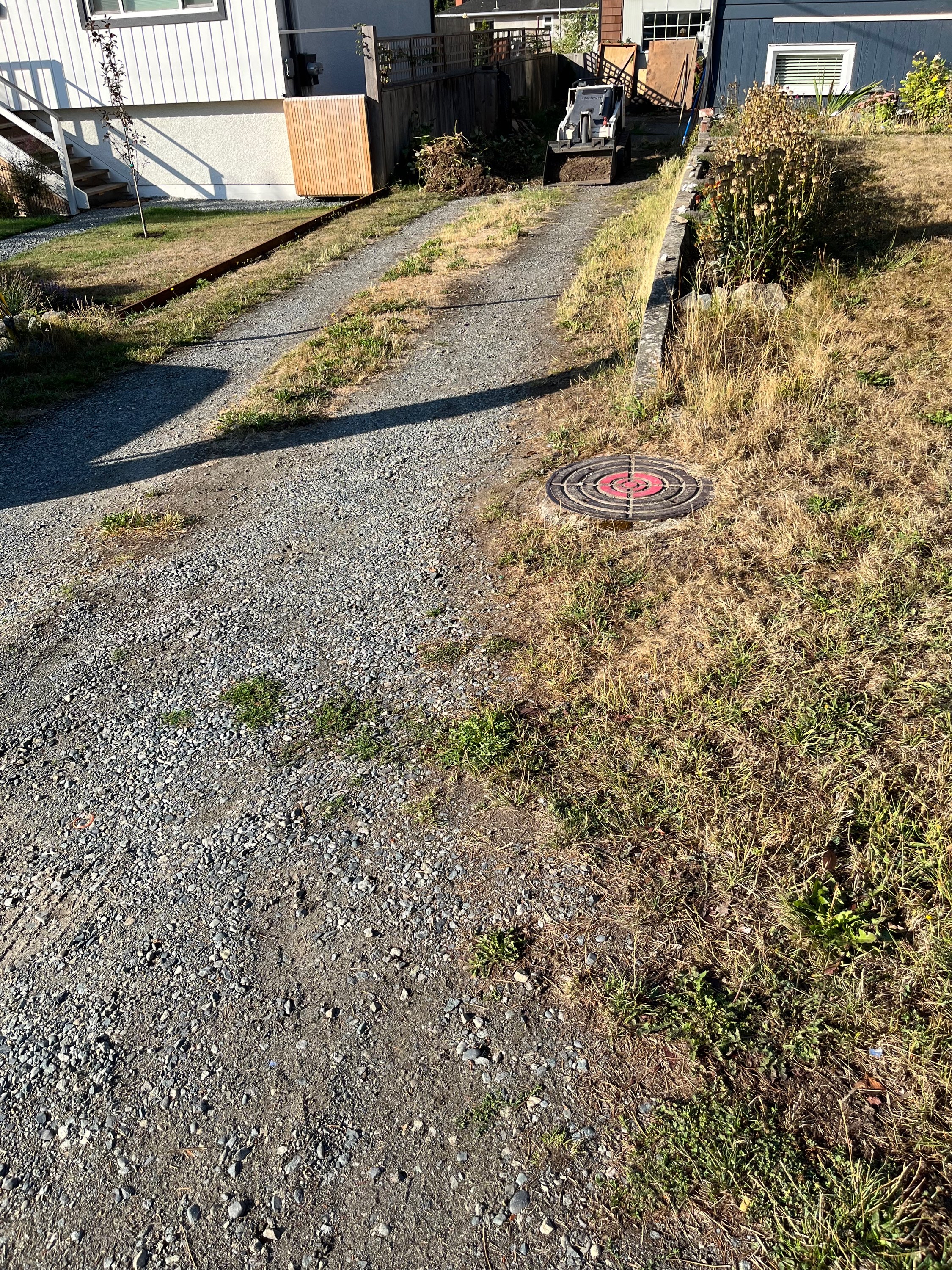 Leveling backyard for pool installation