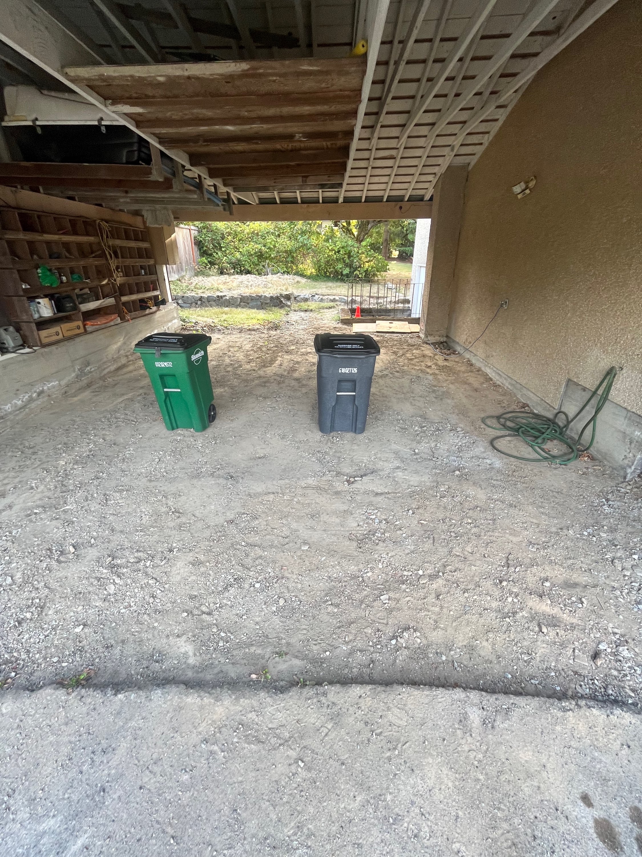 Perimeter drain replacement in tight backyard